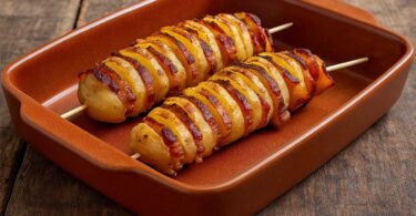 Brochettes de pommes de terre