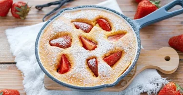 Clafoutis aux fraises un dessert léger aux fraises