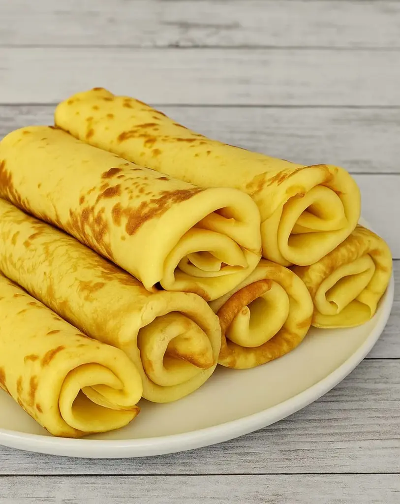 Crêpes au fromage blanc sans farine en 3 minutes