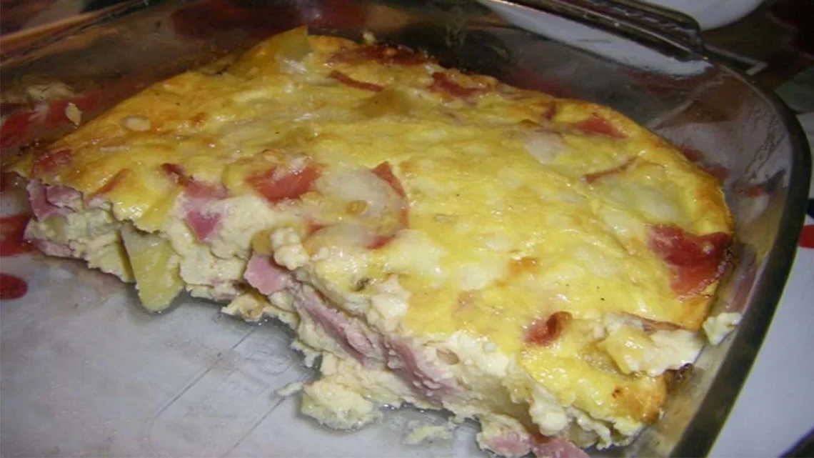 Frittata pommes de terre jambon