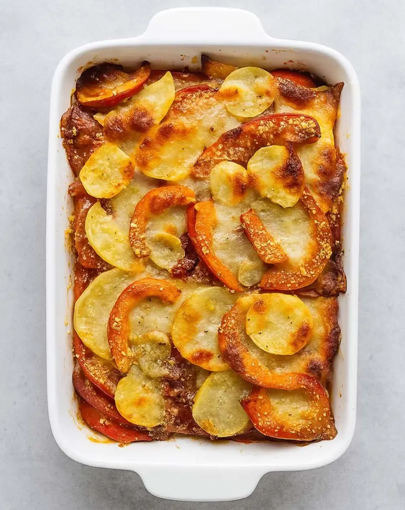 Gratin de courge et pommes de terre