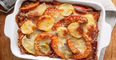 Gratin de courge et pommes de terre