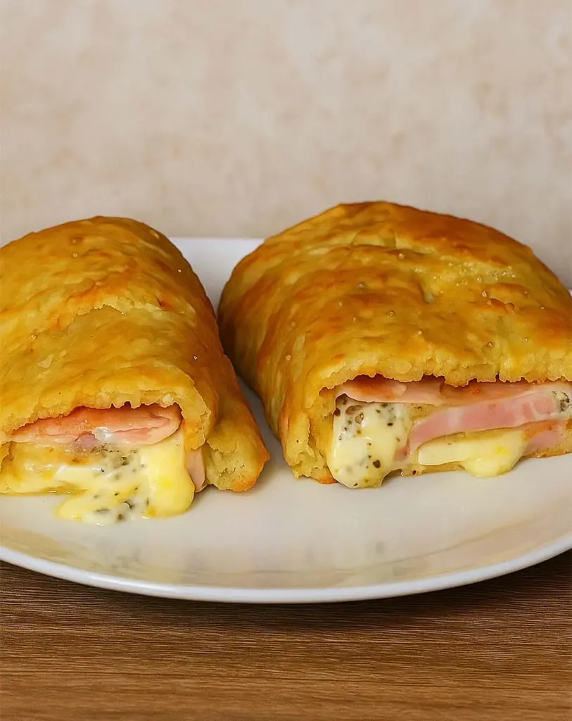 Pain farci au jambon et au fromage