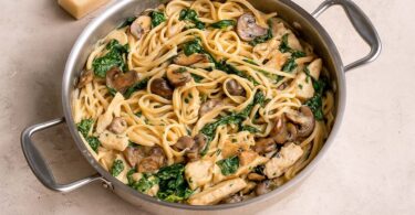 Pâtes au Poulet Florentine