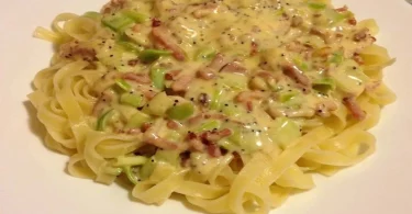 Poireaux à la Carbonara