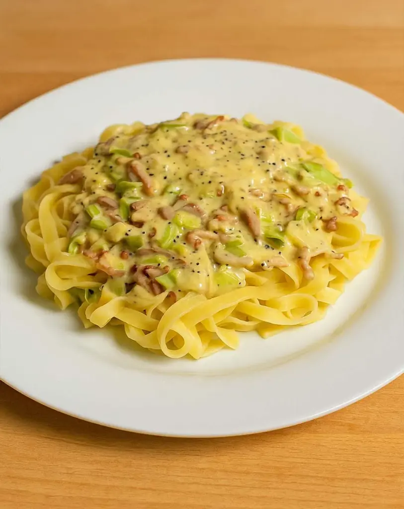 Poireaux à la carbonara : une recette originale et crémeuse sans pâtes