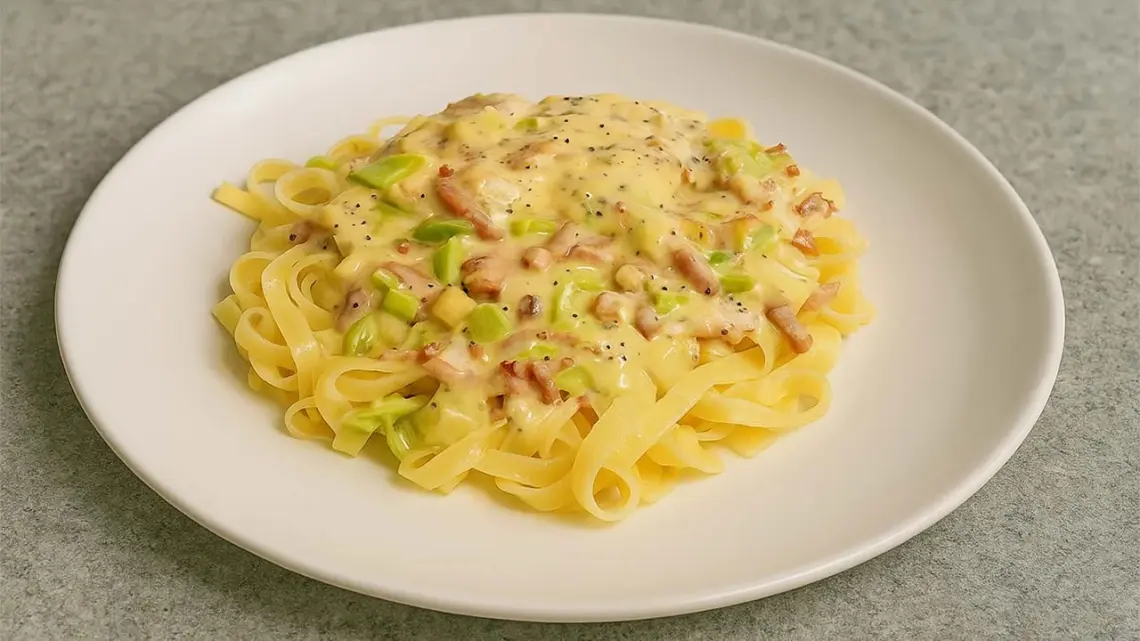 Poireaux à la carbonara : une recette originale et crémeuse sans pâtes