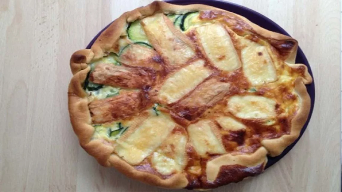 Quiche courgettes-Maroilles