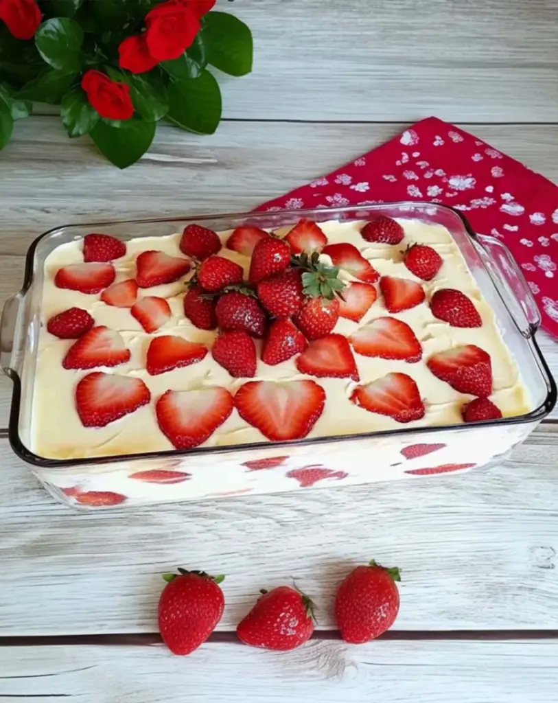 Recette tiramisu aux fraises prêt en 10 minutes