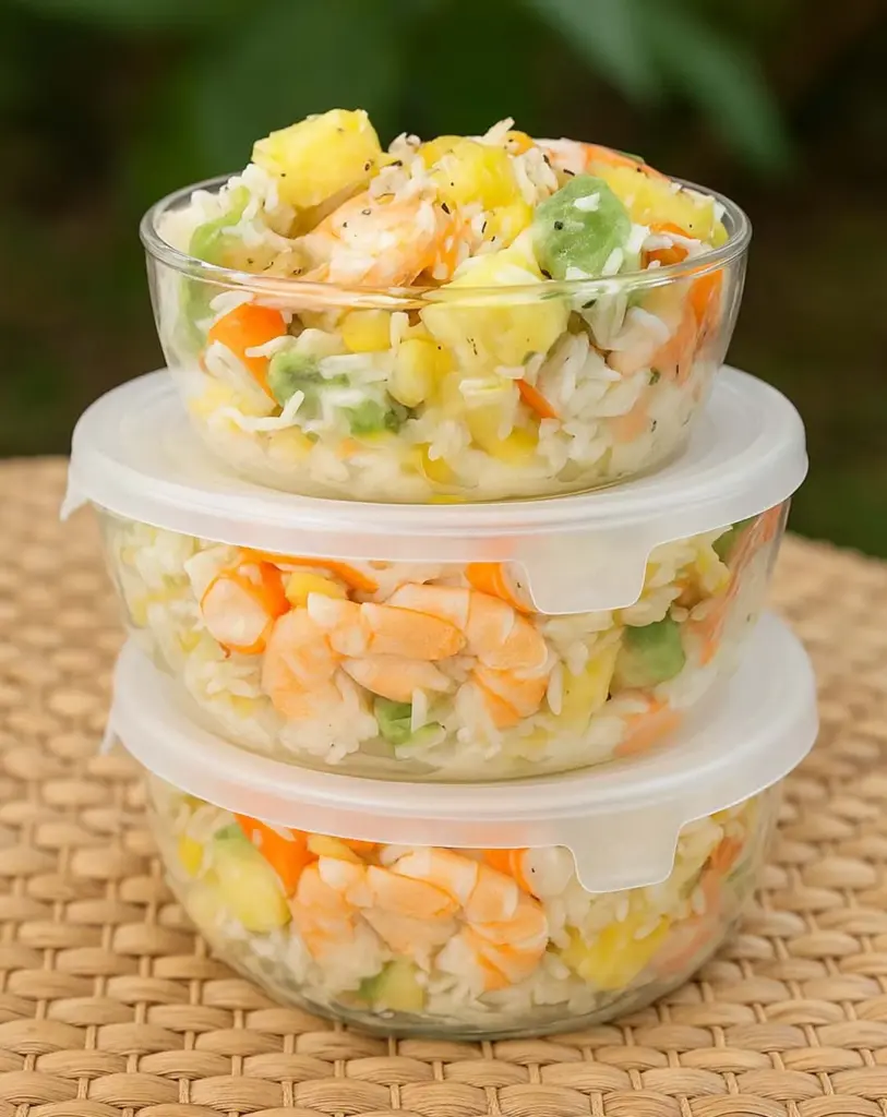 Salade hawaïenne rafraîchissante aux accents exotiques