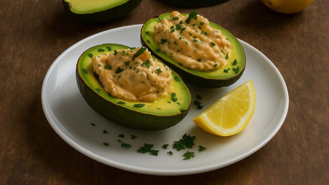 Avocats farcis aux rillettes de thon