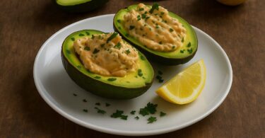 Avocats farcis aux rillettes de thon