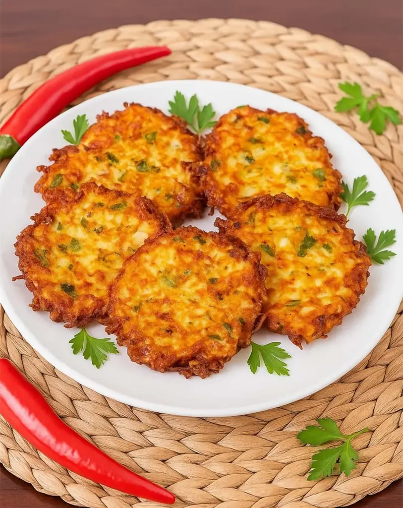 Beignets de pommes de terre et bacon