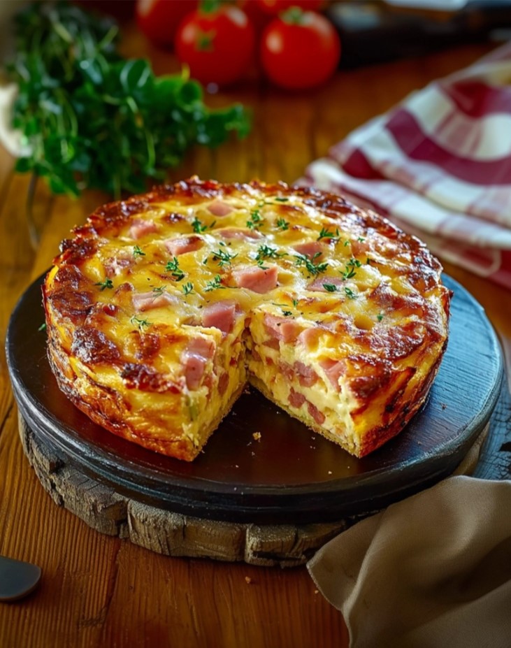 Cake au Jambon et Gruyère Râpé – Recette Facile et Moelleuse