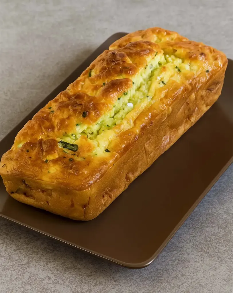 Cake courgette saumon fumé au chèvre frais