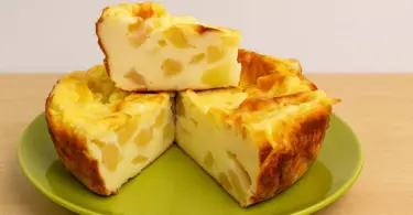 Flan aux pommes et yaourt