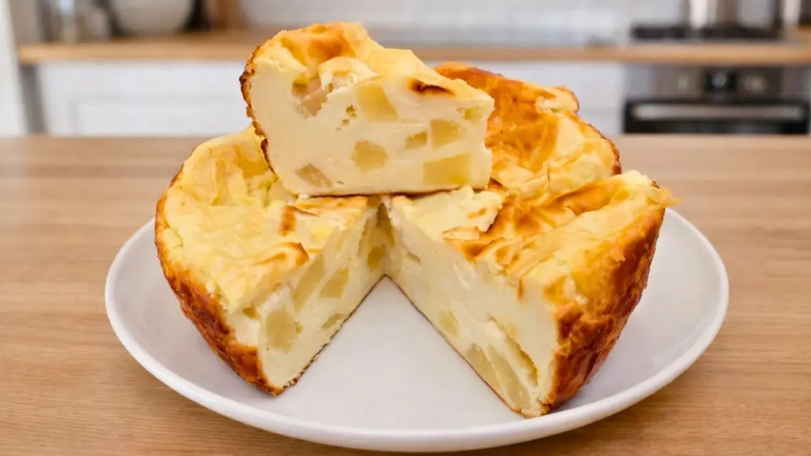 Flan aux pommes et yaourt : un dessert léger et fondant