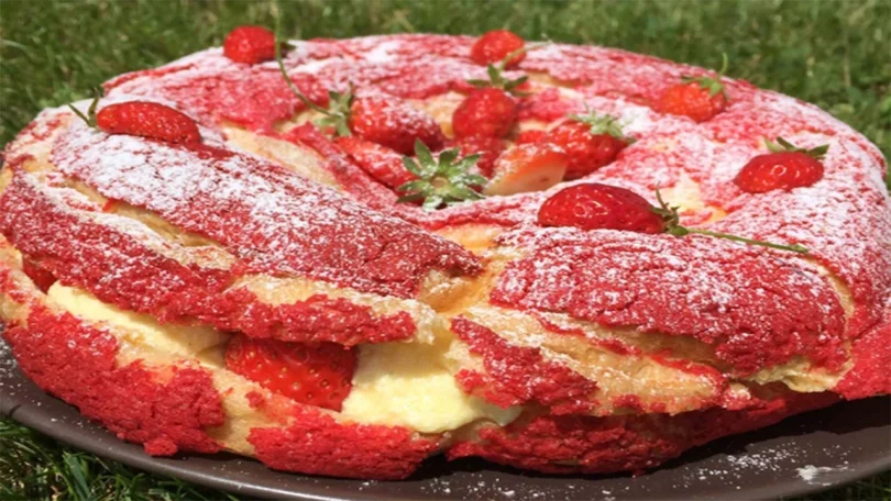 Gâteau Paris Brest fraisier
