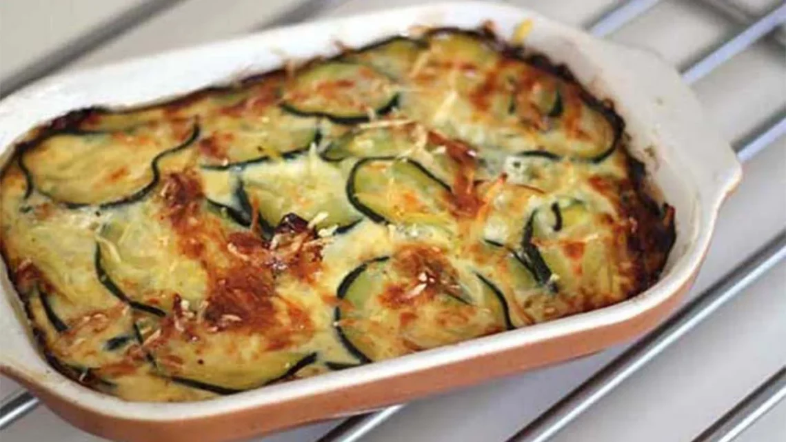 Gratin courgettes oignons excellente recette