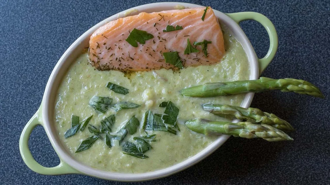 Mousse d’Asperge au Saumon Fumé