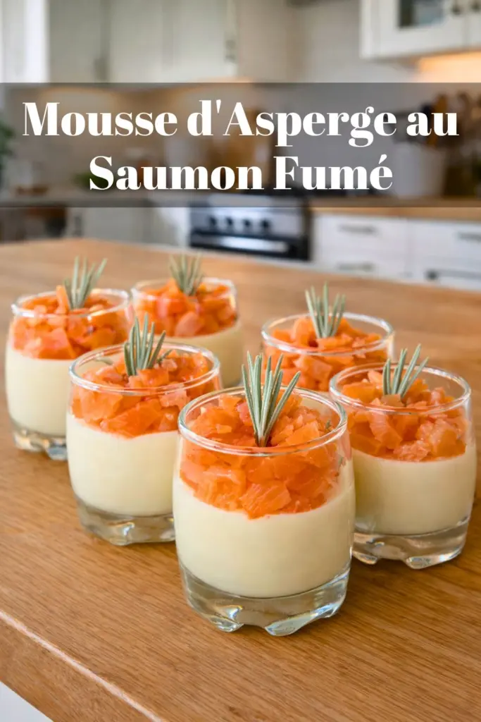 Mousse d'Asperge au Saumon Fumé