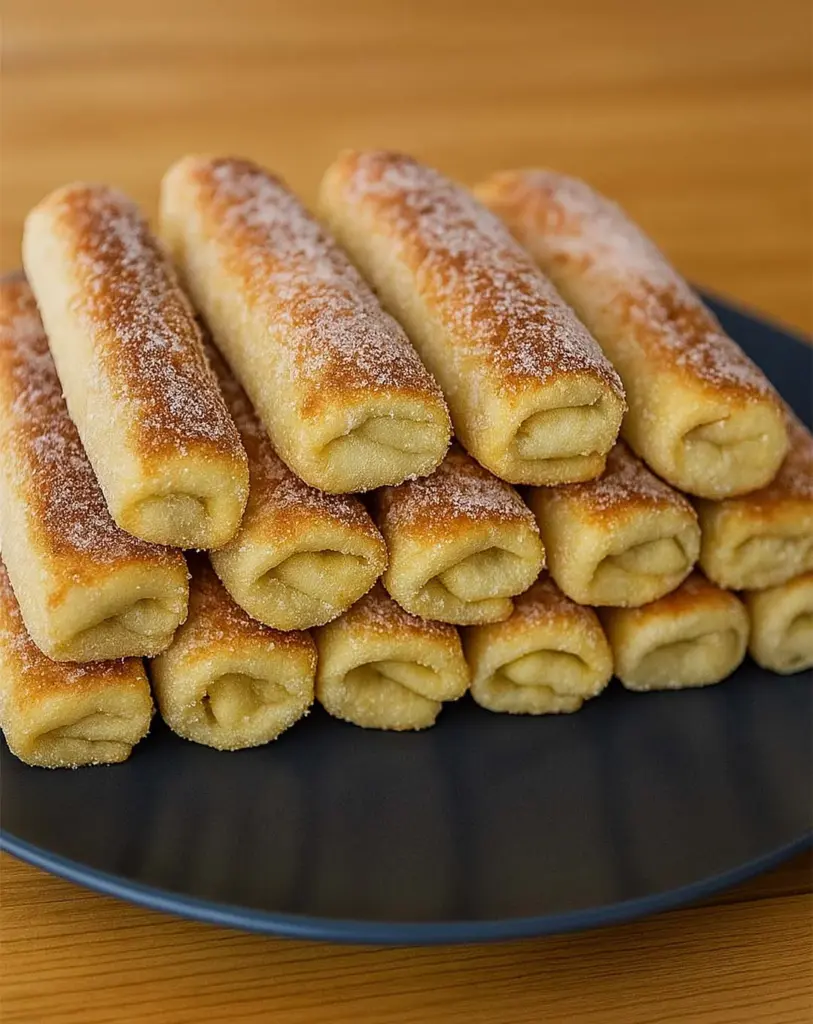 Pain de mie roulé au Nutella façon pain perdu