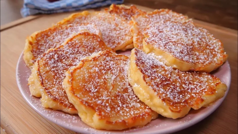 Pancakes aux pommes en 1 minute