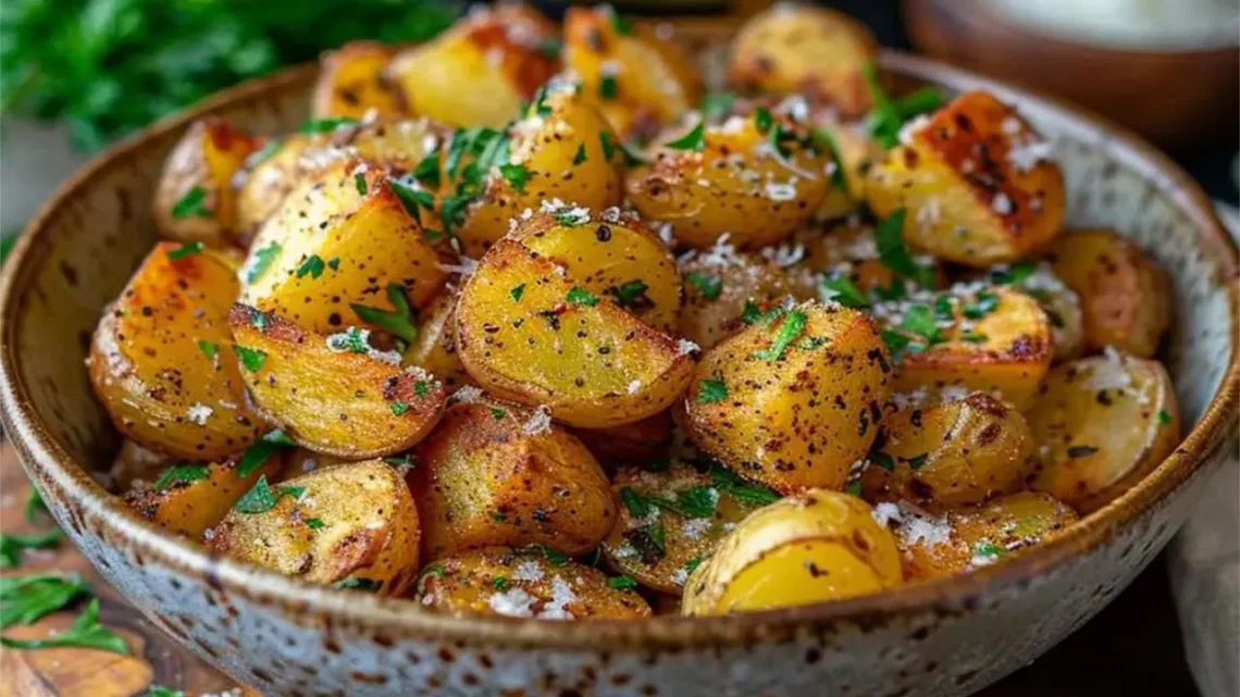 Pommes de terre à l'ail et au beurre au four