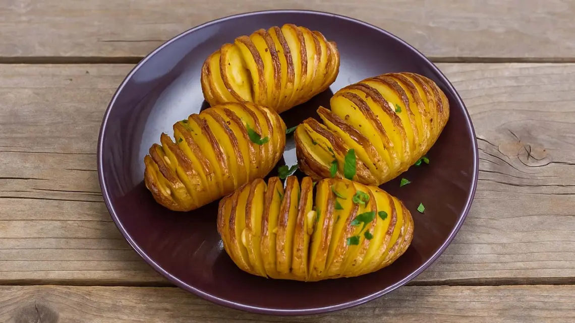 Pommes de terre à l’ail et au beurre au four