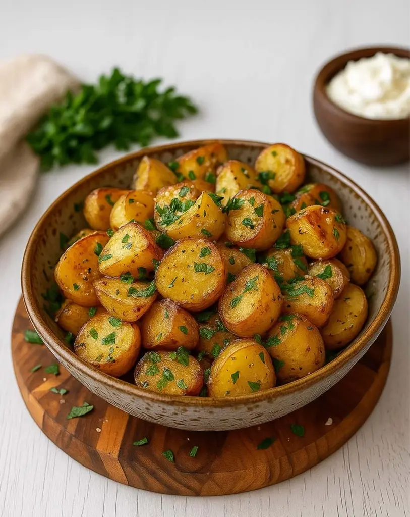 Pommes de terre à l'ail et au beurre au four
