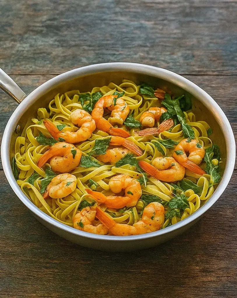 Spaghettis aux crevettes et à l'ail : une recette savoureuse et rapide