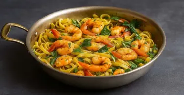 Spaghettis aux crevettes et à l'ail : une recette savoureuse et rapide