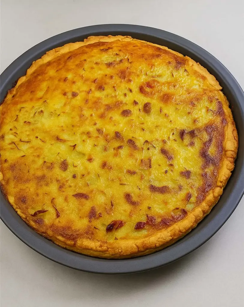 Tarte Légère aux Poireaux et au Jambon