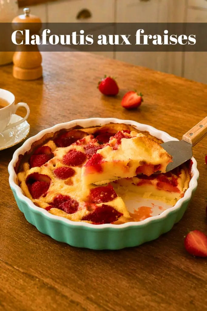 Clafoutis aux fraises