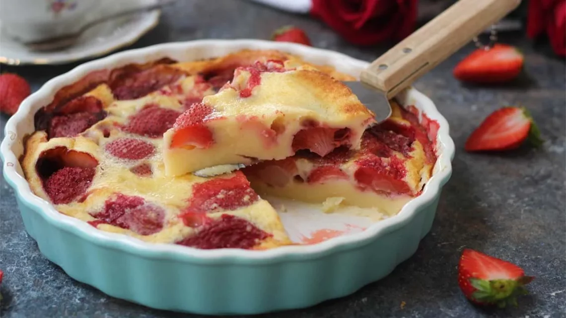 Clafoutis aux fraises