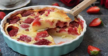 Clafoutis aux fraises