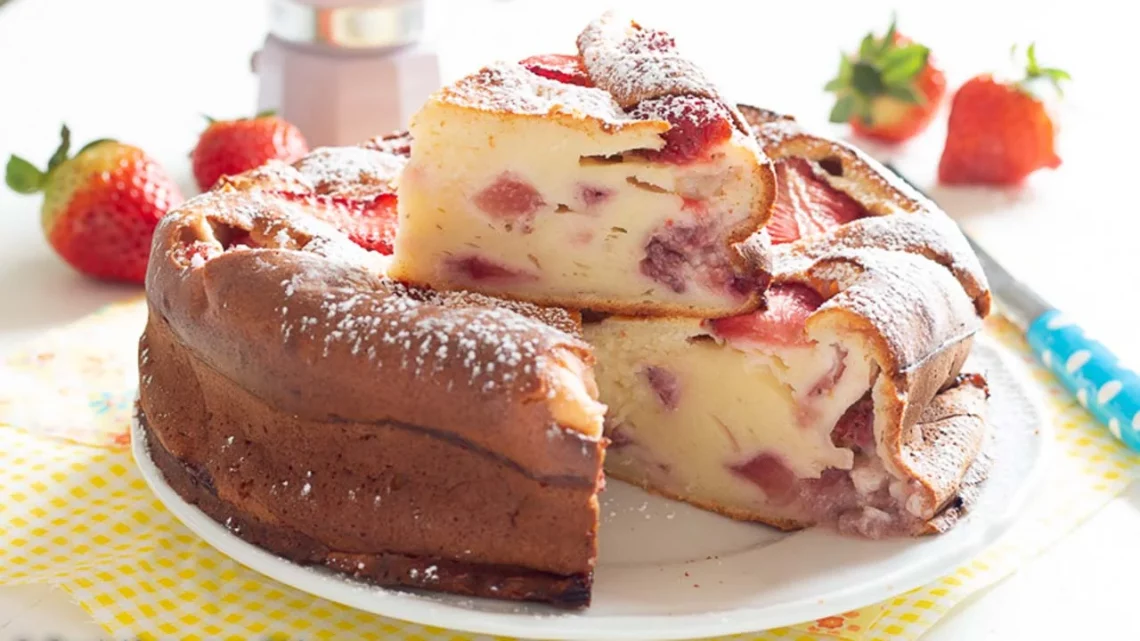 Gâteau aux fraises et mascarpone