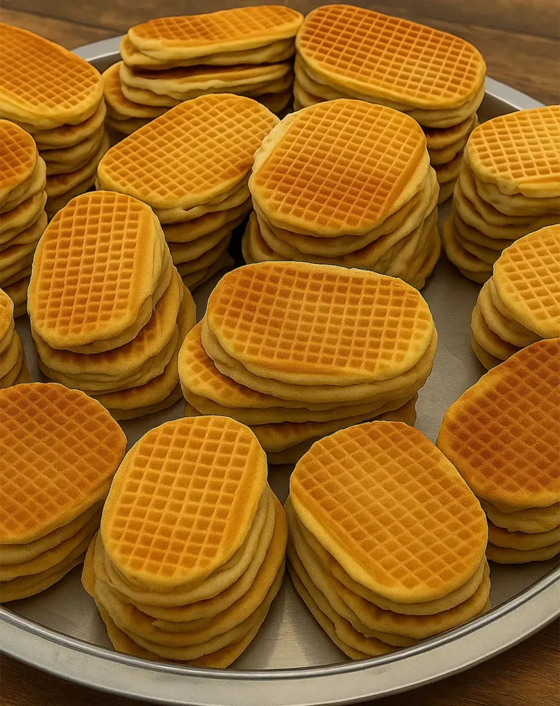 Gaufres flamandes fourrées à la cassonade