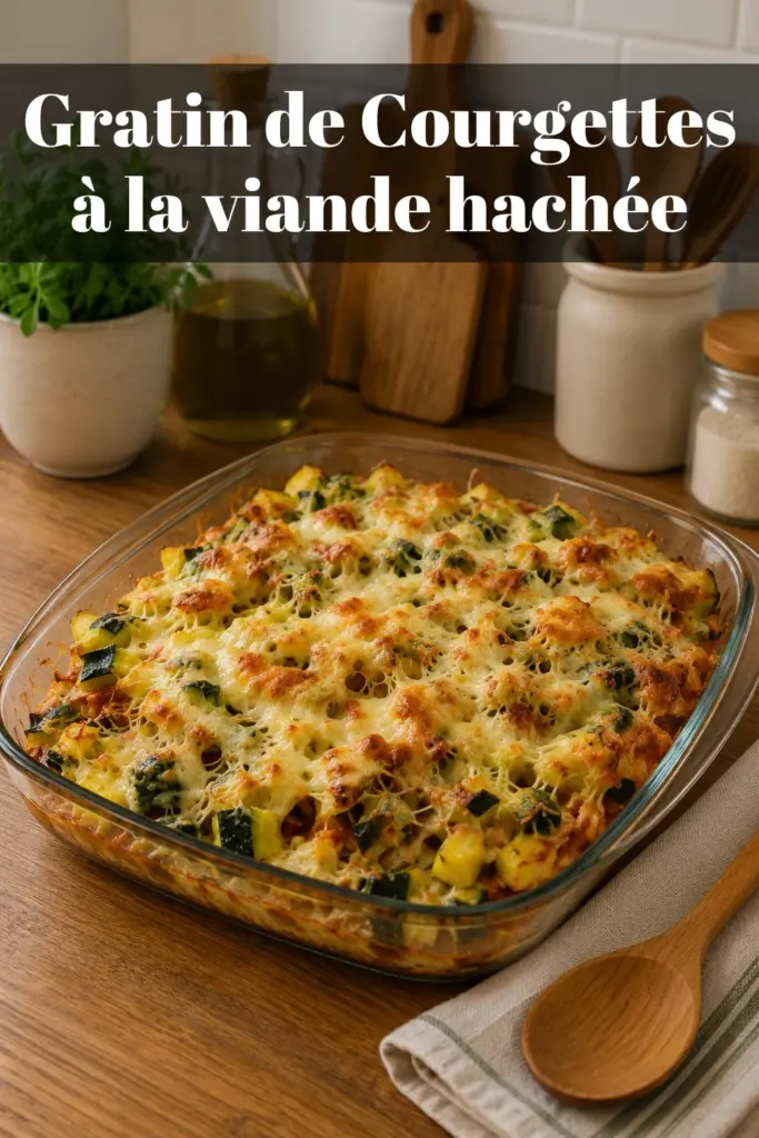 Gratin de Courgettes à la viande hachée