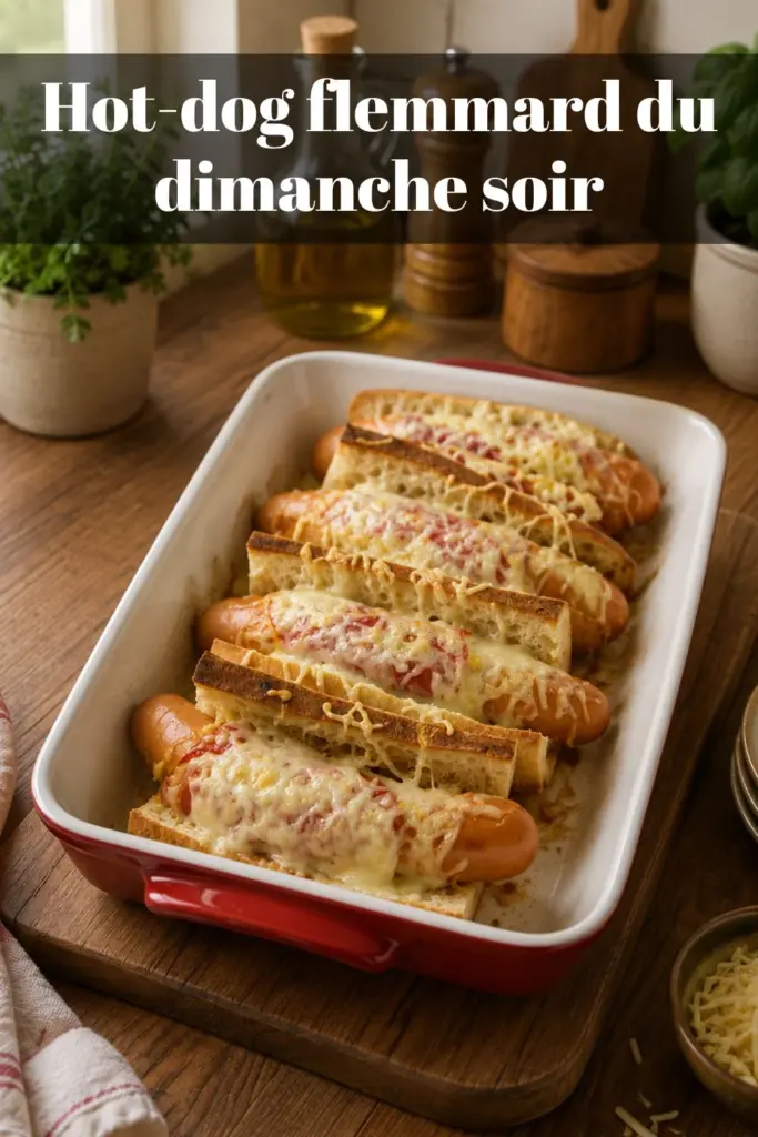 Hot-dog flemmard du dimanche soir