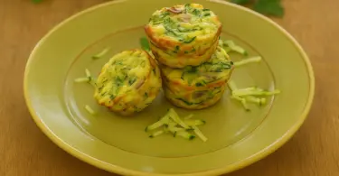 Muffins aux courgettes et œufs - Juste 4 ingrédients !