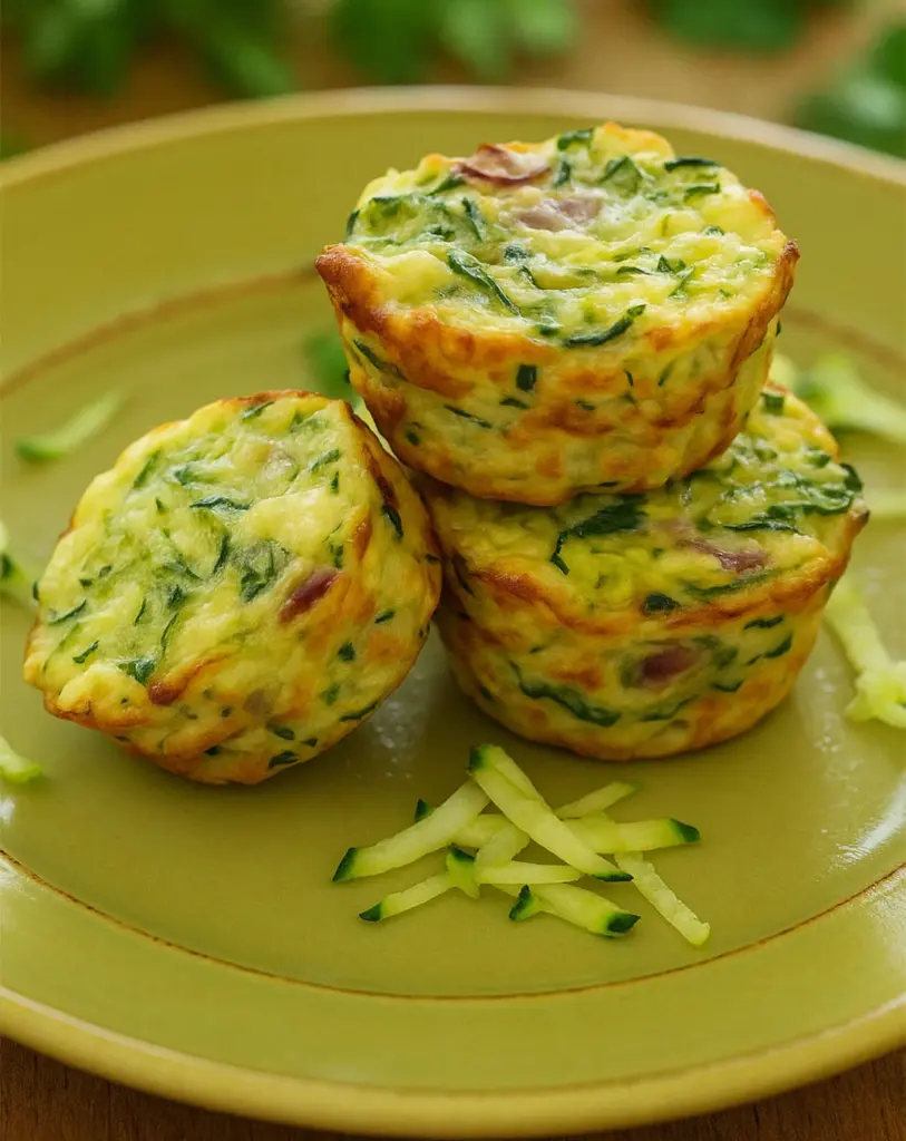 Muffins aux courgettes et œufs - Juste 4 ingrédients !
