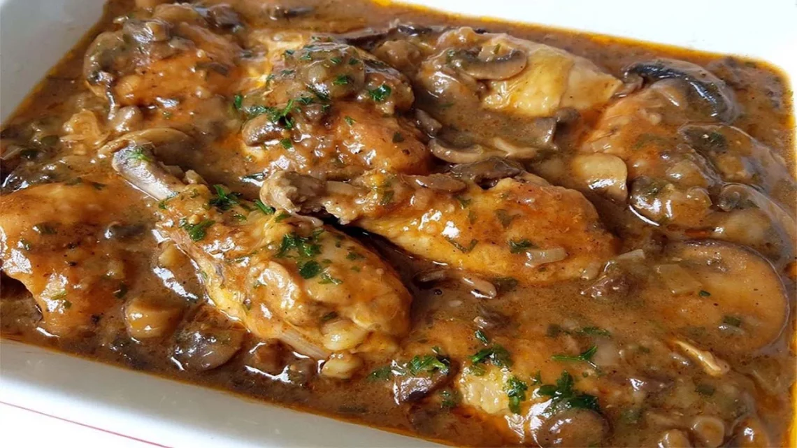 Poulet sauté chasseur