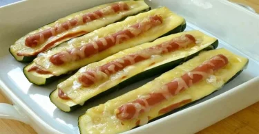 Recette courgettes hot-dog simple et facile