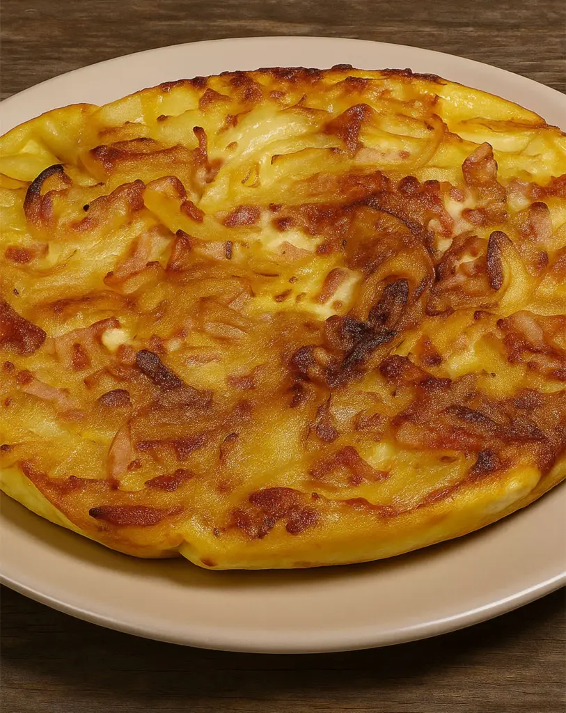 Tarte à l'oignon et au reblochon