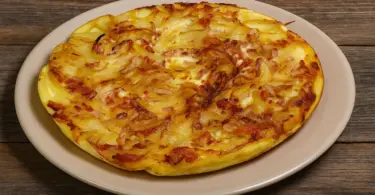 Tarte à l'oignon et au reblochon