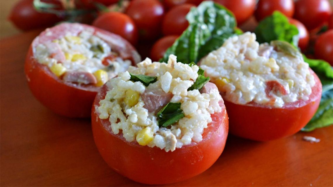 Tomates farcis au riz