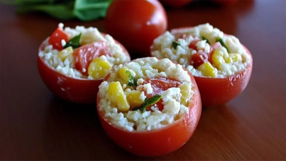 Tomates farcis au riz