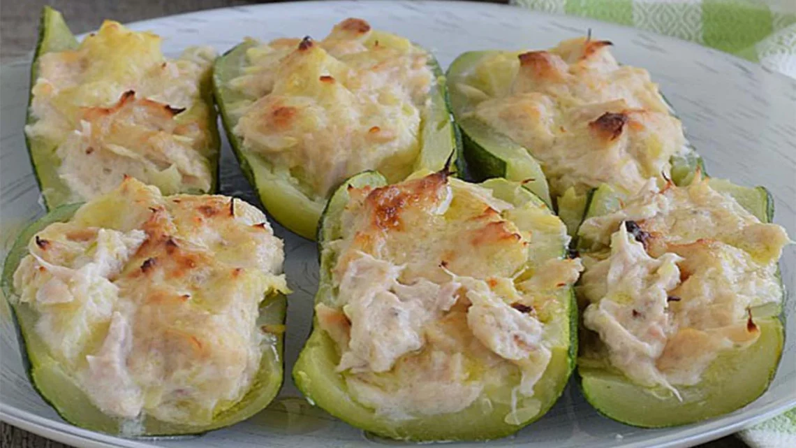 Courgettes Farcies au Thon et Fromage Frais