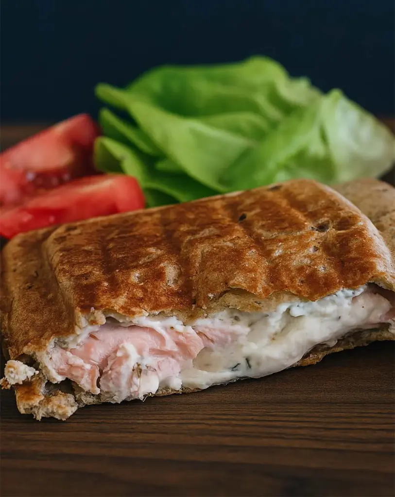 Croque-monsieur au saumon et Boursin